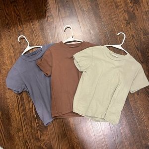 set of 3 brandy melville tee shirts *john galt*